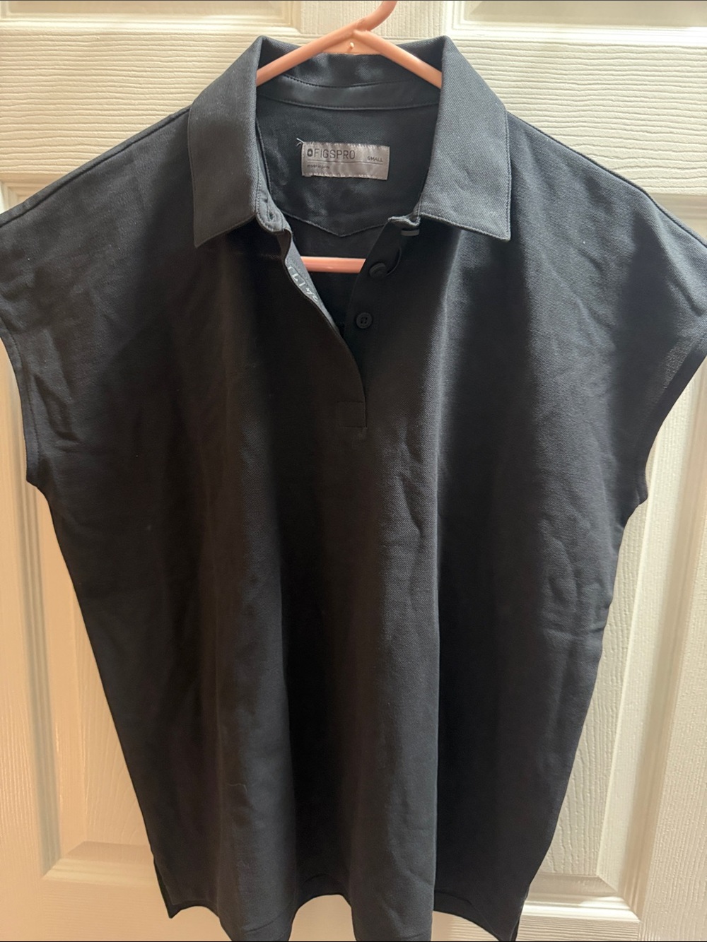 Figs Ella Scrub Polo Top
